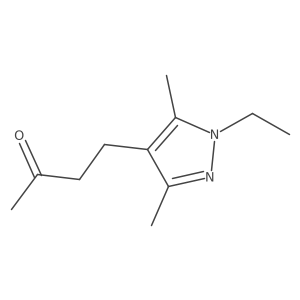 4-(1-ethyl-3,5-dimethyl-1H-pyrazol-4-yl)butan-2-one Structure