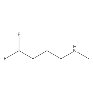 (4,4-Difluorobutyl)(methyl)amine结构式