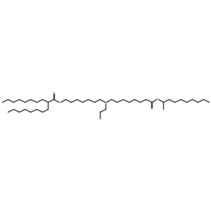 7-((8-(Decan-2-yloxy)-8-oxooctyl)(2-hydroxyethyl)amino)heptyl 2-octyldecanoate结构式