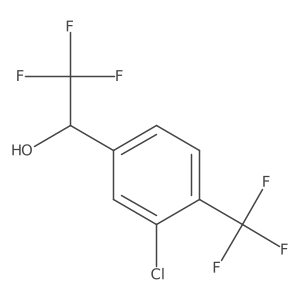 3-Chloro-alpha,4-bis(trifluoromethyl)benzyl Alcohol Structure