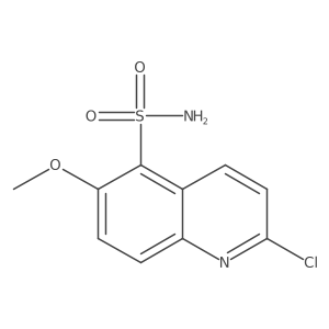 2-Chloro-6-methoxyquinoline-5-sulfonamide Structure
