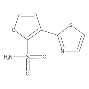 3-(1,3-Thiazol-2-yl)furan-2-sulfonamide Structure