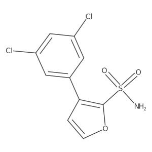 3-(3,5-Dichlorophenyl)furan-2-sulfonamide结构式