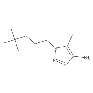 1-(4,4-dimethylpentyl)-5-methyl-1H-pyrazol-4-amine Structure