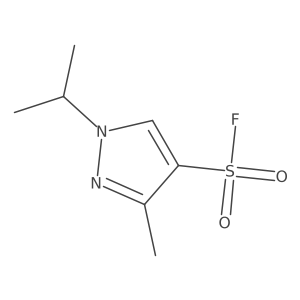 3-methyl-1-(propan-2-yl)-1H-pyrazole-4-sulfonyl fluoride Structure