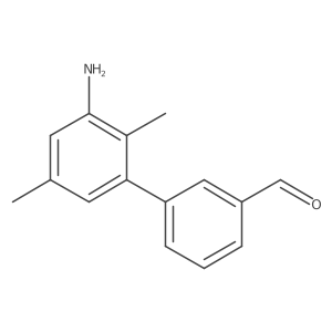 3-(3-Amino-2,5-dimethylphenyl)benzaldehyde Structure