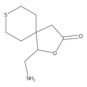 1-(Aminomethyl)-2-oxa-8-thiaspiro[4.5]decan-3-one Structure