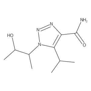 1-(3-hydroxybutan-2-yl)-5-(propan-2-yl)-1H-1,2,3-triazole-4-carboxamide Structure
