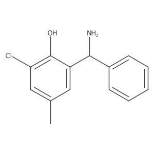 2-[Amino(phenyl)methyl]-6-chloro-4-methylphenol结构式