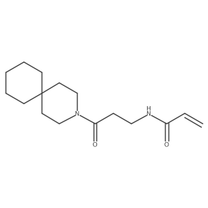N-(3-{3-azaspiro[5.5]undecan-3-yl}-3-oxopropyl)prop-2-enamide Structure