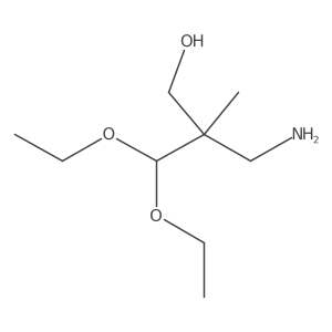 3-Amino-2-(diethoxymethyl)-2-methylpropan-1-ol Structure