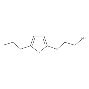 2-[(5-Propylthiophen-2-yl)oxy]ethan-1-amine Structure