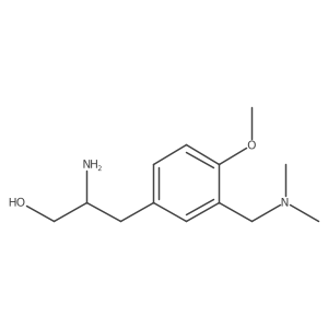 2-Amino-3-{3-[(dimethylamino)methyl]-4-methoxyphenyl}propan-1-ol Structure