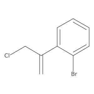 1-Bromo-2-(3-chloroprop-1-en-2-yl)benzene Structure