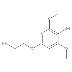 4-(2-Aminoethoxy)-2,6-dimethoxyphenol结构式