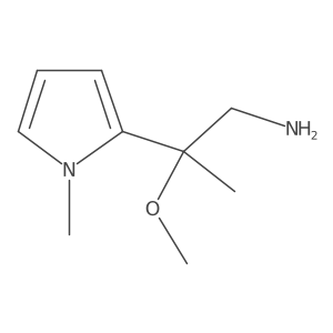2-methoxy-2-(1-methyl-1H-pyrrol-2-yl)propan-1-amine Structure