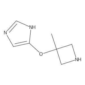 5-[(3-methylazetidin-3-yl)oxy]-1H-imidazole Structure