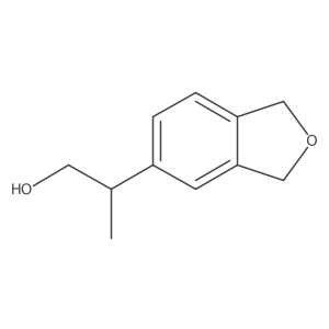 (2R)-2-(1,3-Dihydro-2-benzofuran-5-yl)propan-1-ol结构式