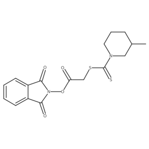 1,3-dioxo-2,3-dihydro-1H-isoindol-2-yl 2-(3-methylpiperidine-1-carbothioylsulfanyl)acetate Structure