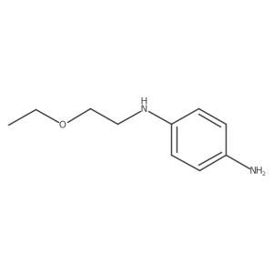 N1-(2-Ethoxyethyl)-1,4-benzenediamine结构式