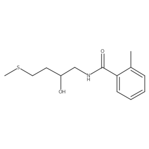 N-(2-Hydroxy-4-methylsulfanylbutyl)-2-methylbenzamide Structure