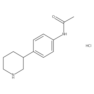 N-(4-(Piperidin-3-yl)phenyl)acetamide hydrochloride Structure