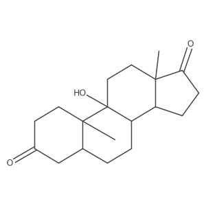 (5S,8S,9R,10S,13S,14S)-9-Hydroxy-10,13-dimethyldodecahydro-1H-cyclopenta[a]phenanthrene-3,17(2H,4H)-dione结构式