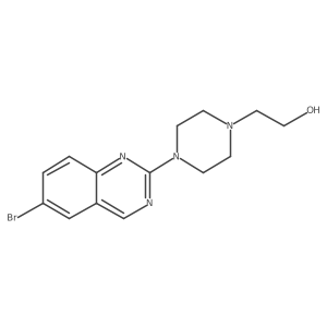 2-[4-(6-Bromoquinazolin-2-yl)piperazin-1-yl]ethan-1-ol结构式