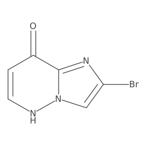 2-Bromoimidazo[1,2-b]pyridazin-8-ol结构式