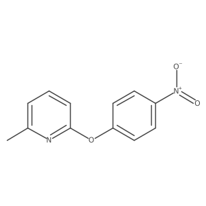 2-Methyl-6-(4-nitrophenoxy)pyridine结构式