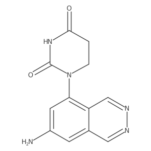 1-(7-Aminophthalazin-5-yl)-1,3-diazinane-2,4-dione结构式