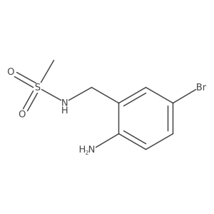 N-[(2-amino-5-bromophenyl)methyl]Methanesulfonamide Structure