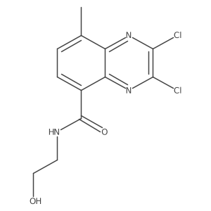 2,3-Dichloro-N-(2-hydroxyethyl)-8-methyl-5-quinoxalinecarboxamide Structure