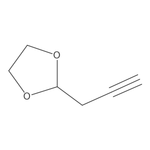 2-(Prop-2-yn-1-yl)-1,3-dioxolane结构式