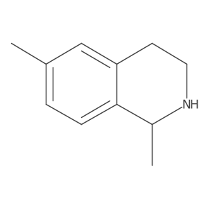 Isoquinoline, 1,2,3,4-tetrahydro-1,6-dimethyl- Structure