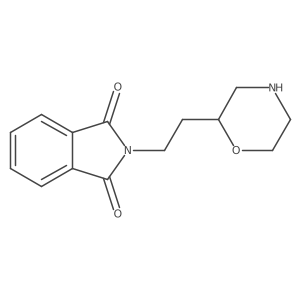 2-[2-(2-Morpholinyl)ethyl]-1H-isoindole-1,3(2H)-dione Structure