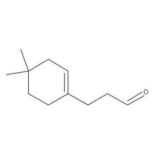 1-Cyclohexene-1-propanal, 4,4-dimethyl- Structure