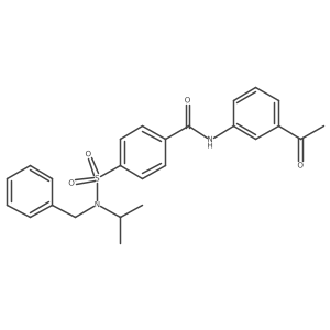 N-(3-acetylphenyl)-4-(N-benzyl-N-isopropylsulfamoyl)benzamide Structure