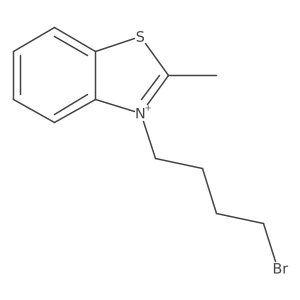 3-(4-Bromobutyl)-2-methylbenzothiazolium结构式