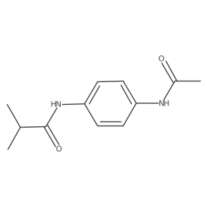 N-(4-Acetylamino-phenyl)-isobutyramide Structure