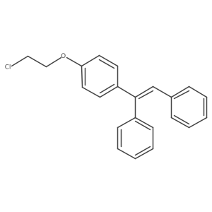 1-(2-Chloroethoxy)-4-(1,2-diphenylethenyl)benzene结构式