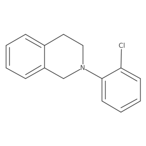 2-(2-Chlorophenyl)-1,2,3,4-tetrahydroisoquinoline Structure