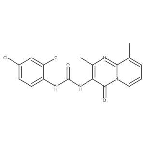 1-(2,4-dichlorophenyl)-3-(2,9-dimethyl-4-oxo-4H-pyrido[1,2-a]pyrimidin-3-yl)urea Structure