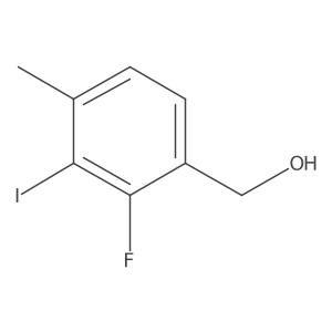 (2-Fluoro-3-iodo-4-methylphenyl)methanol Structure