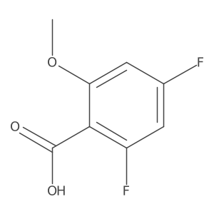 2,4-Difluoro-6-methoxybenzoic acid Structure