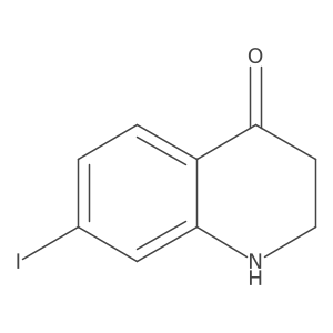 7-iodo-2,3-dihydroquinolin-4(1H)-one Structure