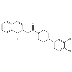3-{2-[4-(3,4-dichlorophenyl)piperazino]-2-oxoethyl}-4(3H)-quinazolinone Structure