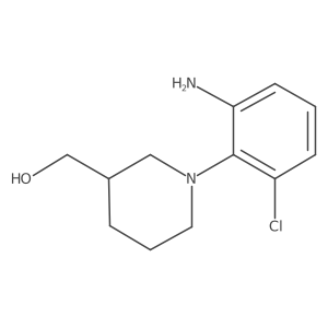 1-(2-Amino-6-chlorophenyl)-3-piperidinemethanol结构式