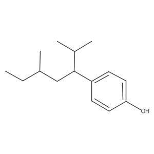 Phenol, 4-[3-methyl-1-(1-methylethyl)pentyl]结构式
