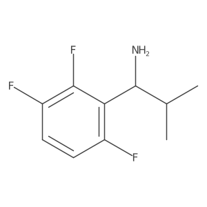 (R)-2-Methyl-1-(2,3,6-trifluorophenyl)propan-1-amine Structure